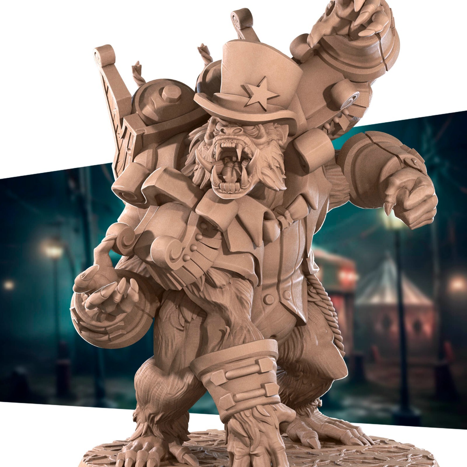 Girallon Ringmaster - Circus Gorilla - Bite the Bullet - Dungeons and Dragons