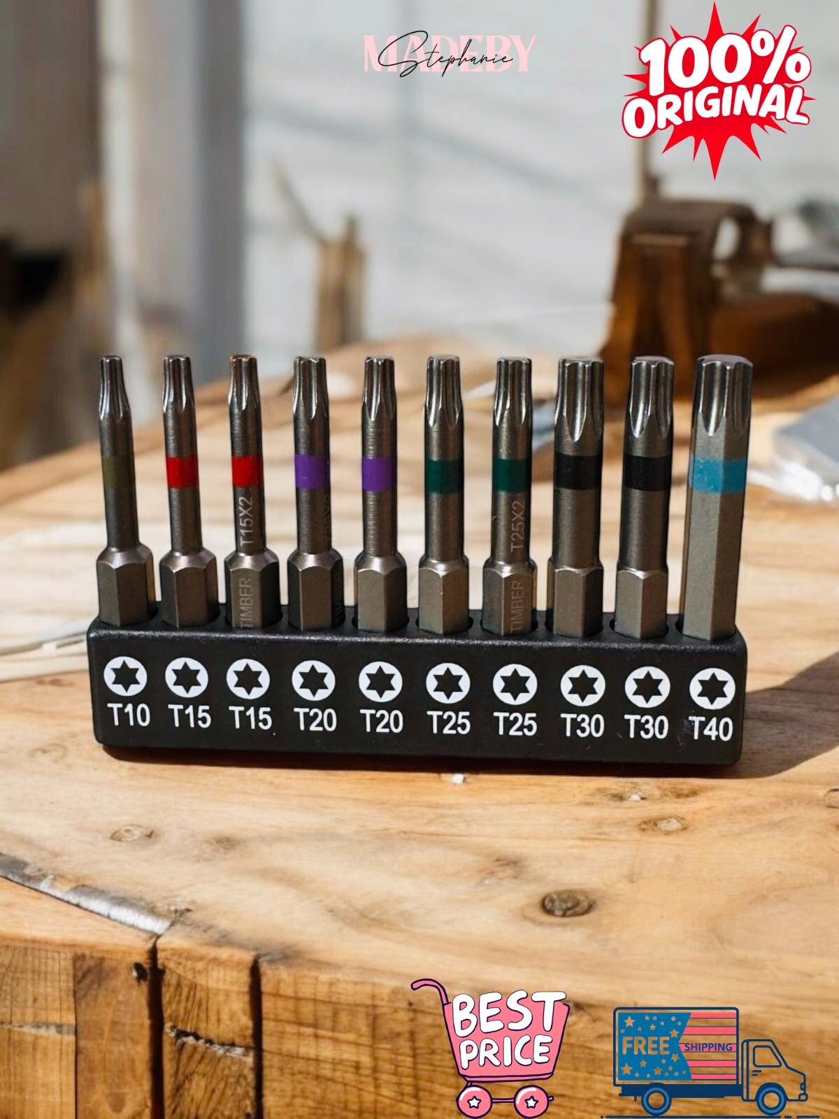 Big Timber Star Driver Bits 10 Pieces Part#BHT