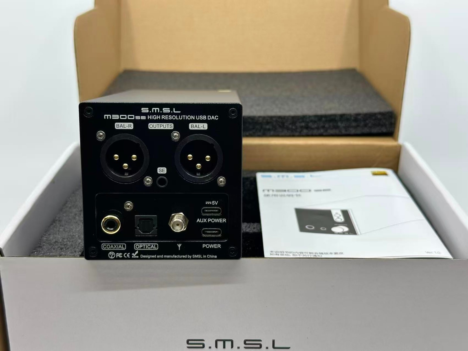 USB DAC Balanced Headphone Amplifier Bluetooth with Remote SMSL M300SE
