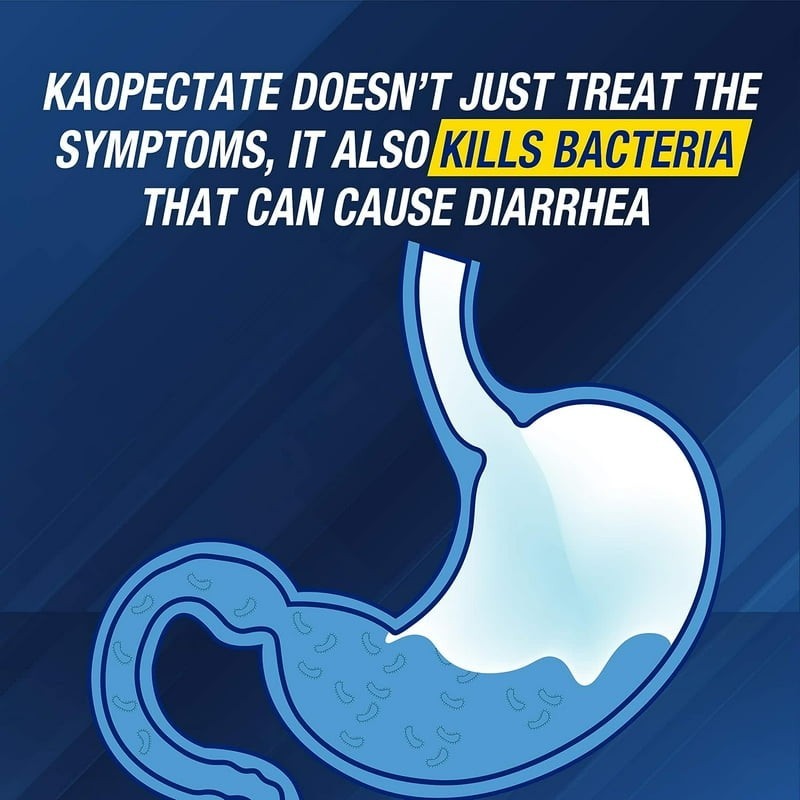 Kaopectate Multi-Symptom Relief Antidiarrheal Upset Stomach 42 Count(2 PACK)