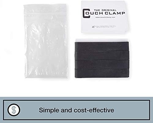 Sectional Connectors 4 Pack – Keep Cushions from Sliding Easy Install Straps