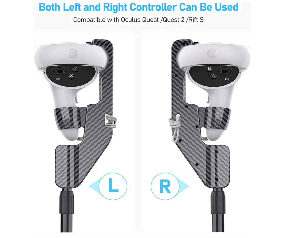 Random Color VR Golf Club Handle Accessories Compatible with Meta/Oculus Quest 2