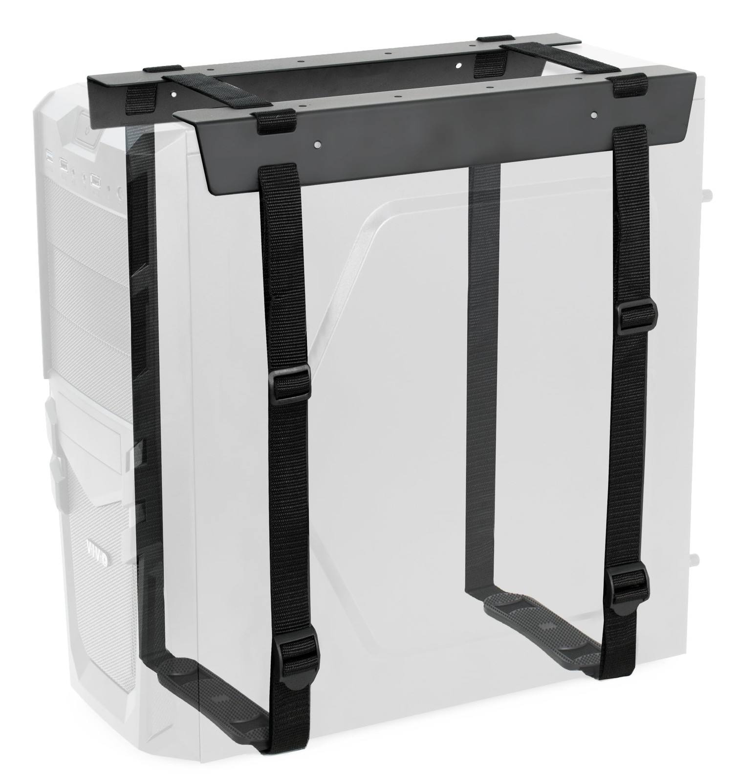 VIVO Under-Desk and Wall Mount PC Adjustable Strap and Steel Bracket Holder, ...