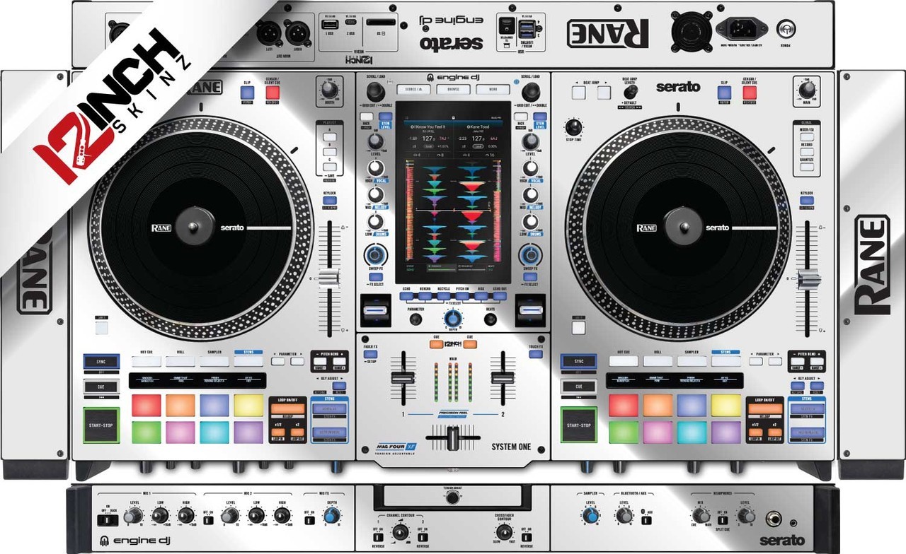 Rane System One Skin - Mirror Silver