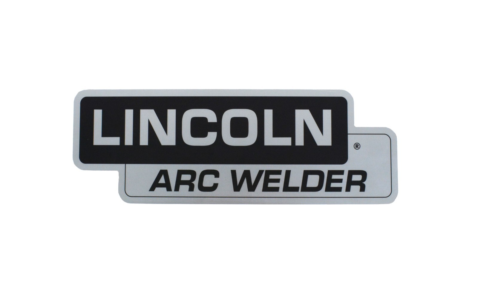 16" Satin Black Photometal Lincoln Door Decal 9SS27368-6 *Scratched*