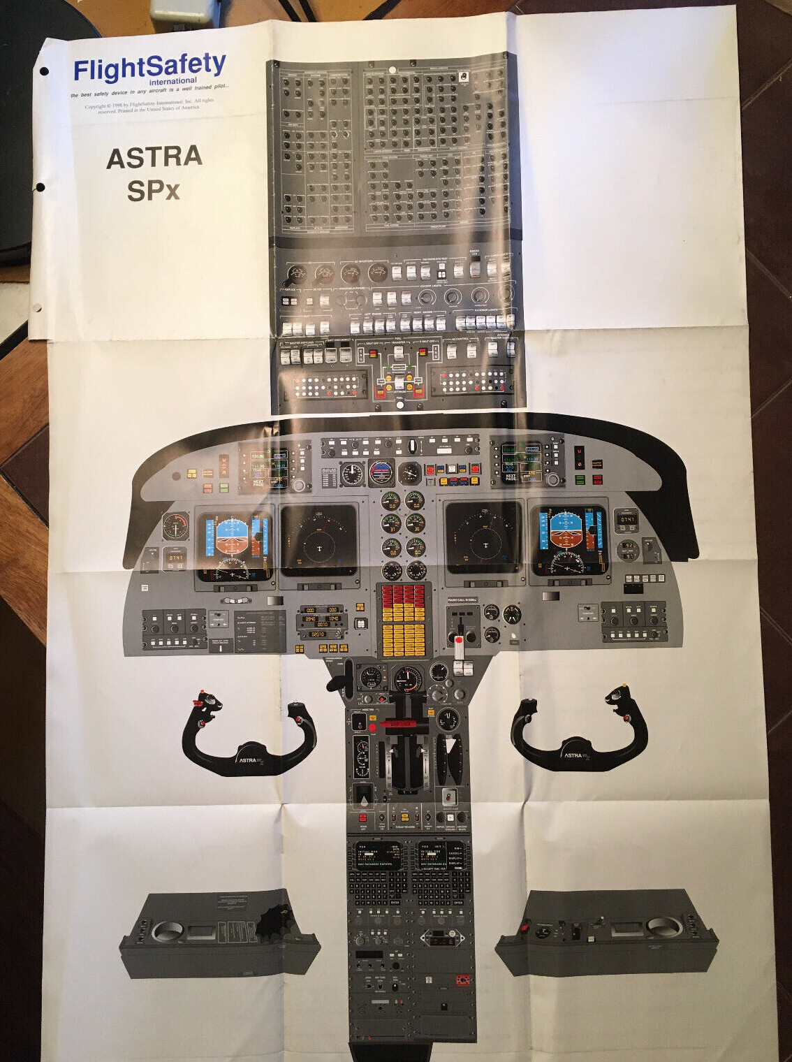 Astra SPx Instrument Panel Poster
