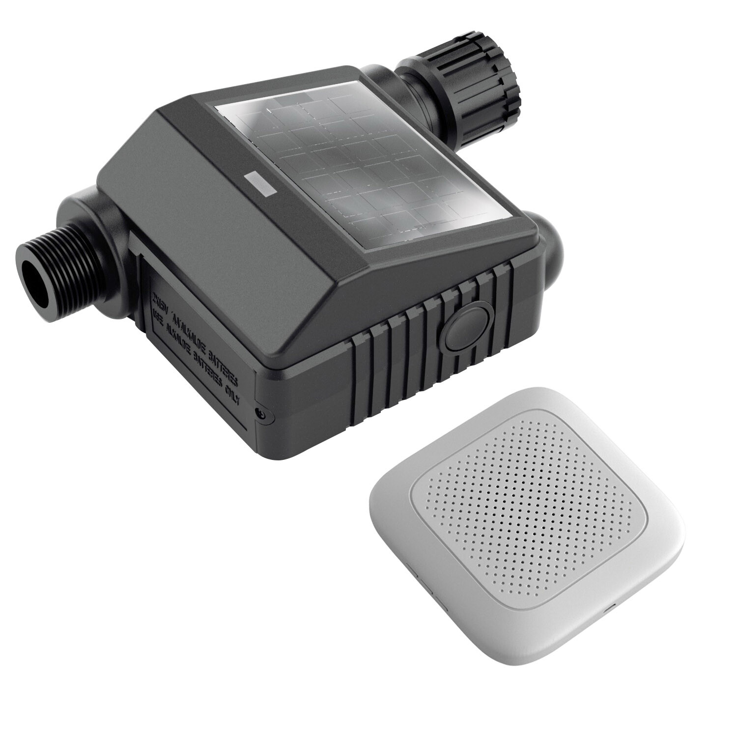 Laser Solar-Powered Smart Water Controller: App & Alexa/Google Assistant