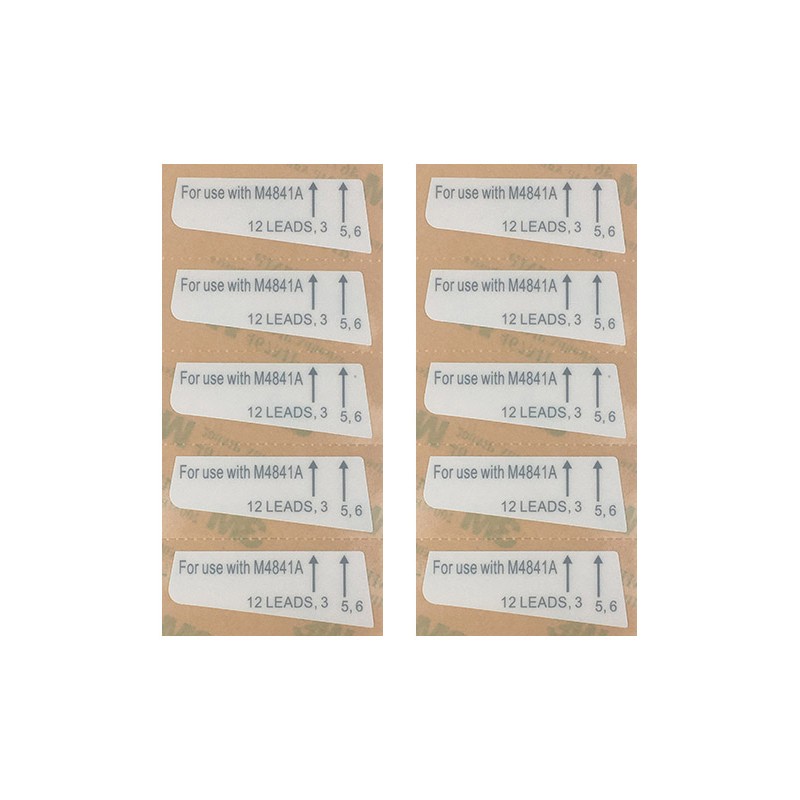 Compatible Lead Label for Philips IntelliVue TRx M4841A (10Pcs)