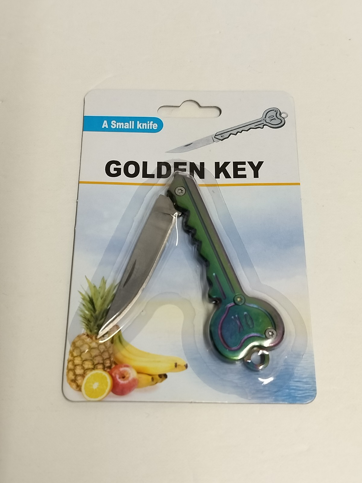 Folding Knife KEY SHAPED Small 2" Blade (#251184)