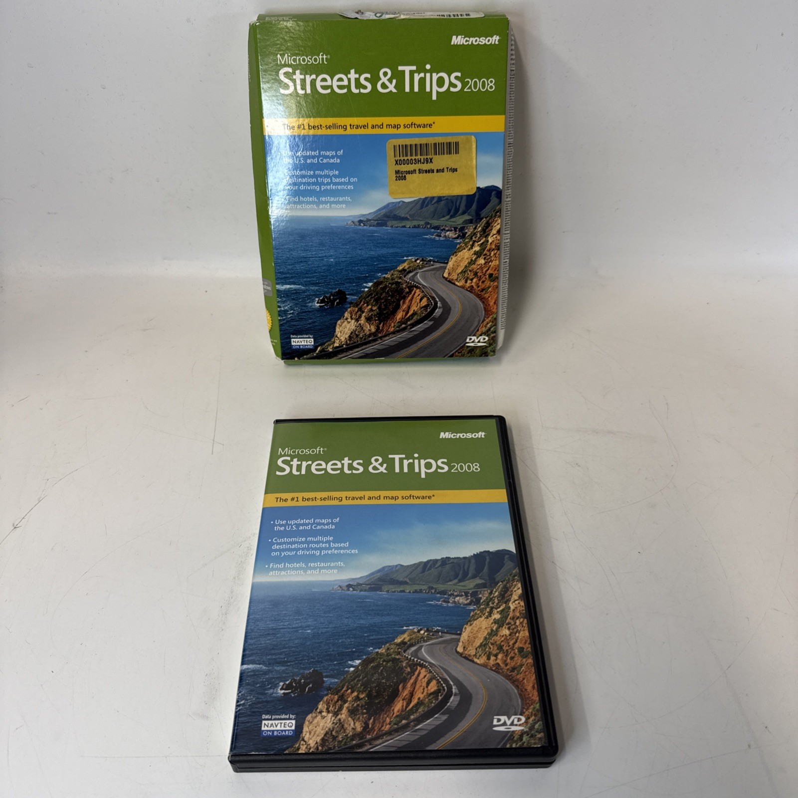 Microsoft Streets and Trips 2008 With Product Key Windows XP Vista - No GPS Unit