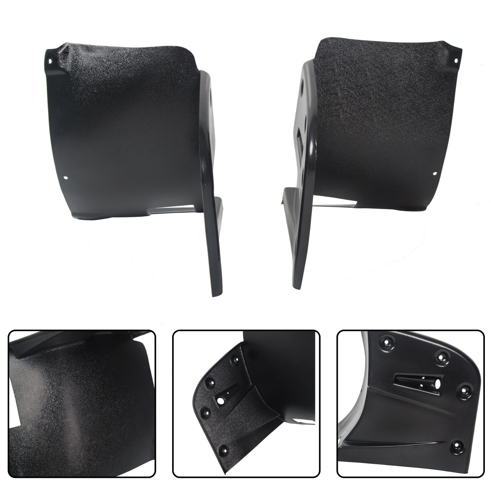For BMW E39 M5 Left+Right Pair Front Bumper Splash Panel Liner Trim Fender Kits