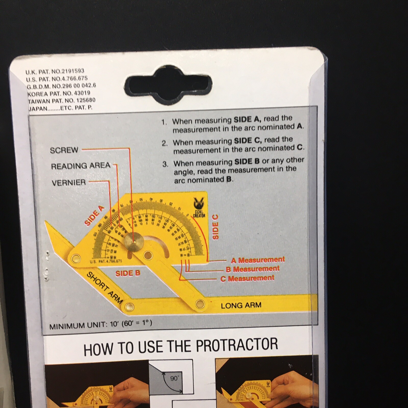 Protractor lot of 2 CCKL creators and Skilltech protractors