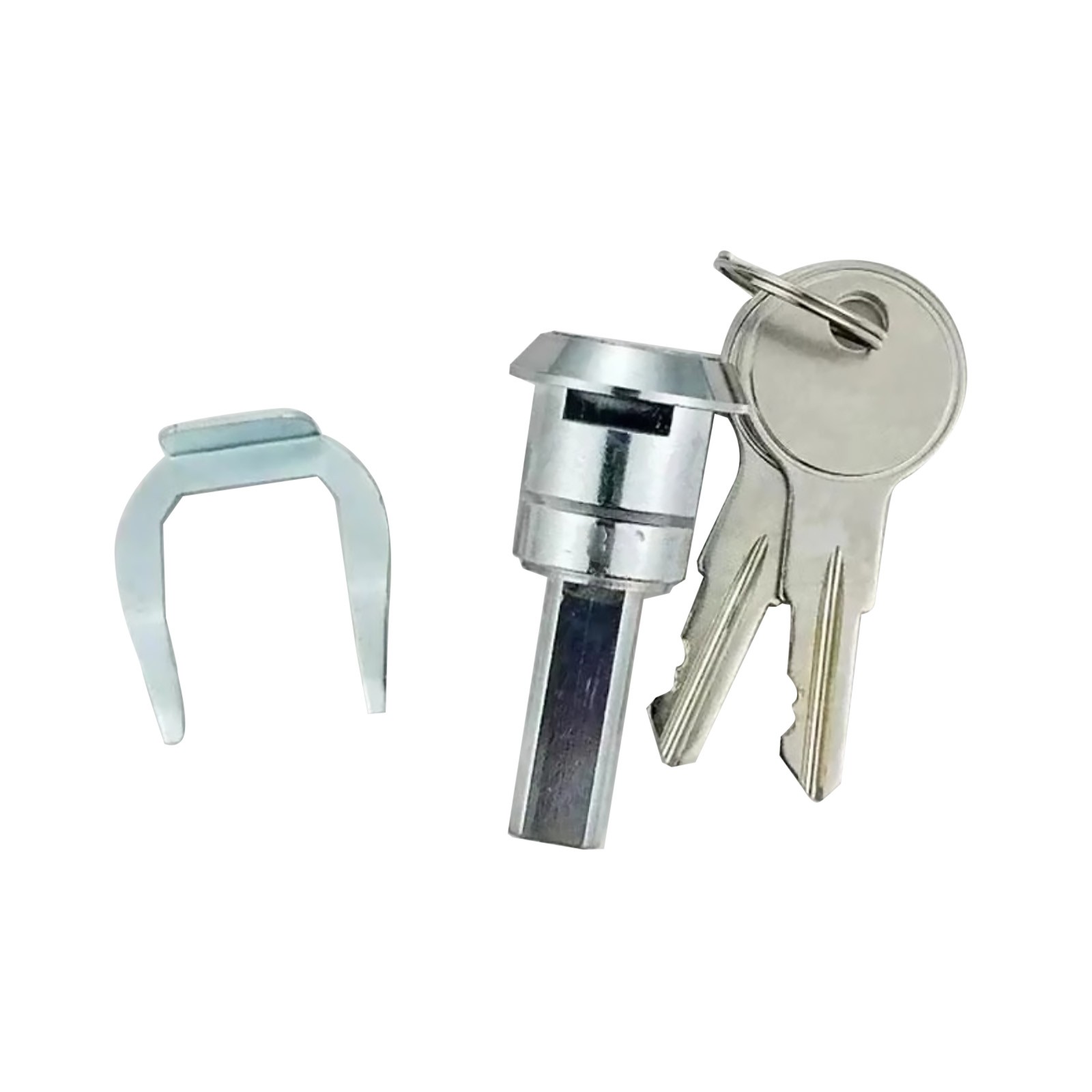 A Set Silver Universal Stainless Toolbox Lock For Movable Tool Cabinet Drawer