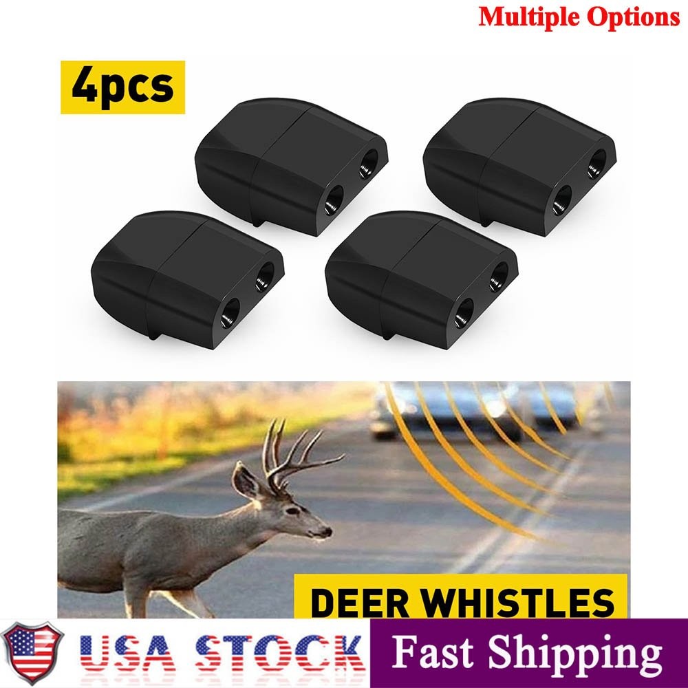 4-40x Deer Animal Whistles Warning Whistle Safety Cars Trucks Motorcycles RVs