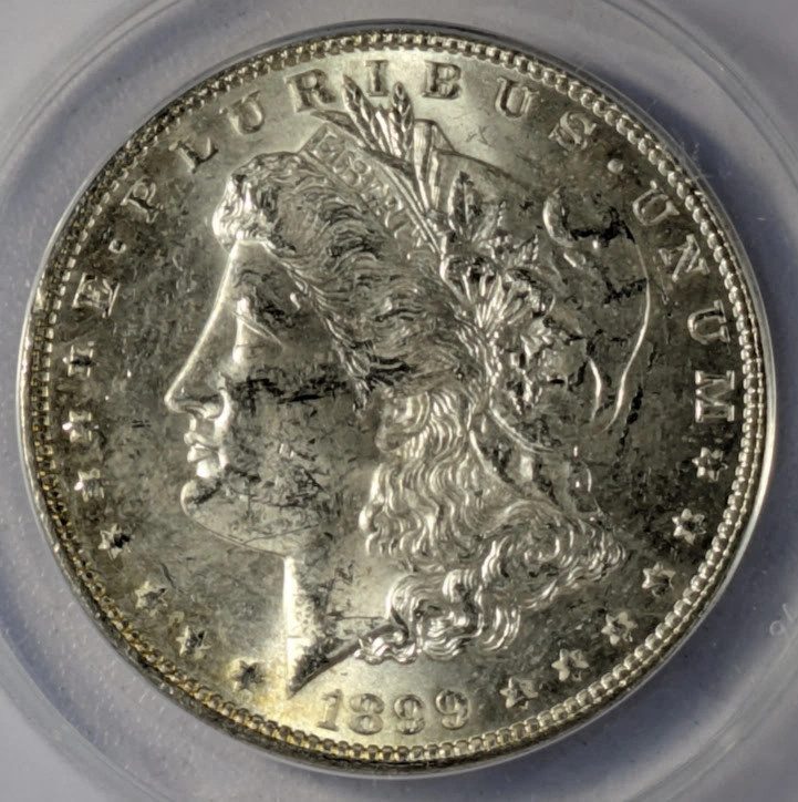 1899 Morgan Silver Dollar ANACS MS-62