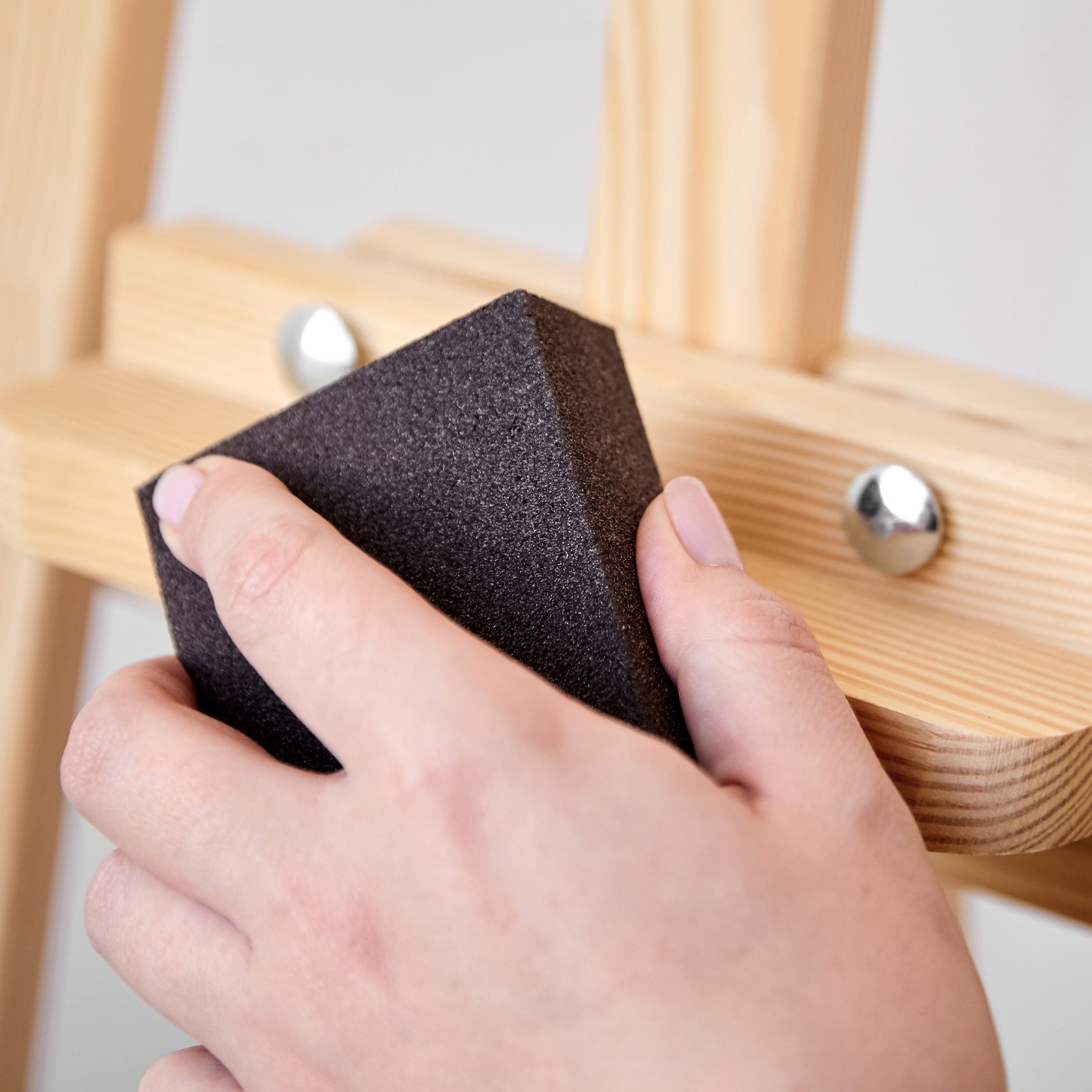 4pcs Sanding Sponge Blocks 60# (120-180 Grit) Sanding Block, 4"x2.8"x1"