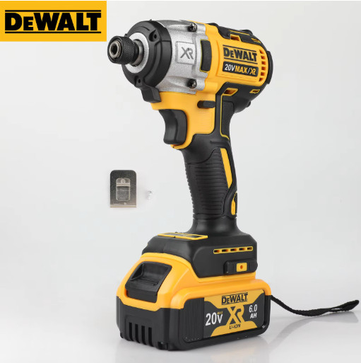 20V Brushless Cordless Impact Drill Driver Lithium Power Tool Electric Kit