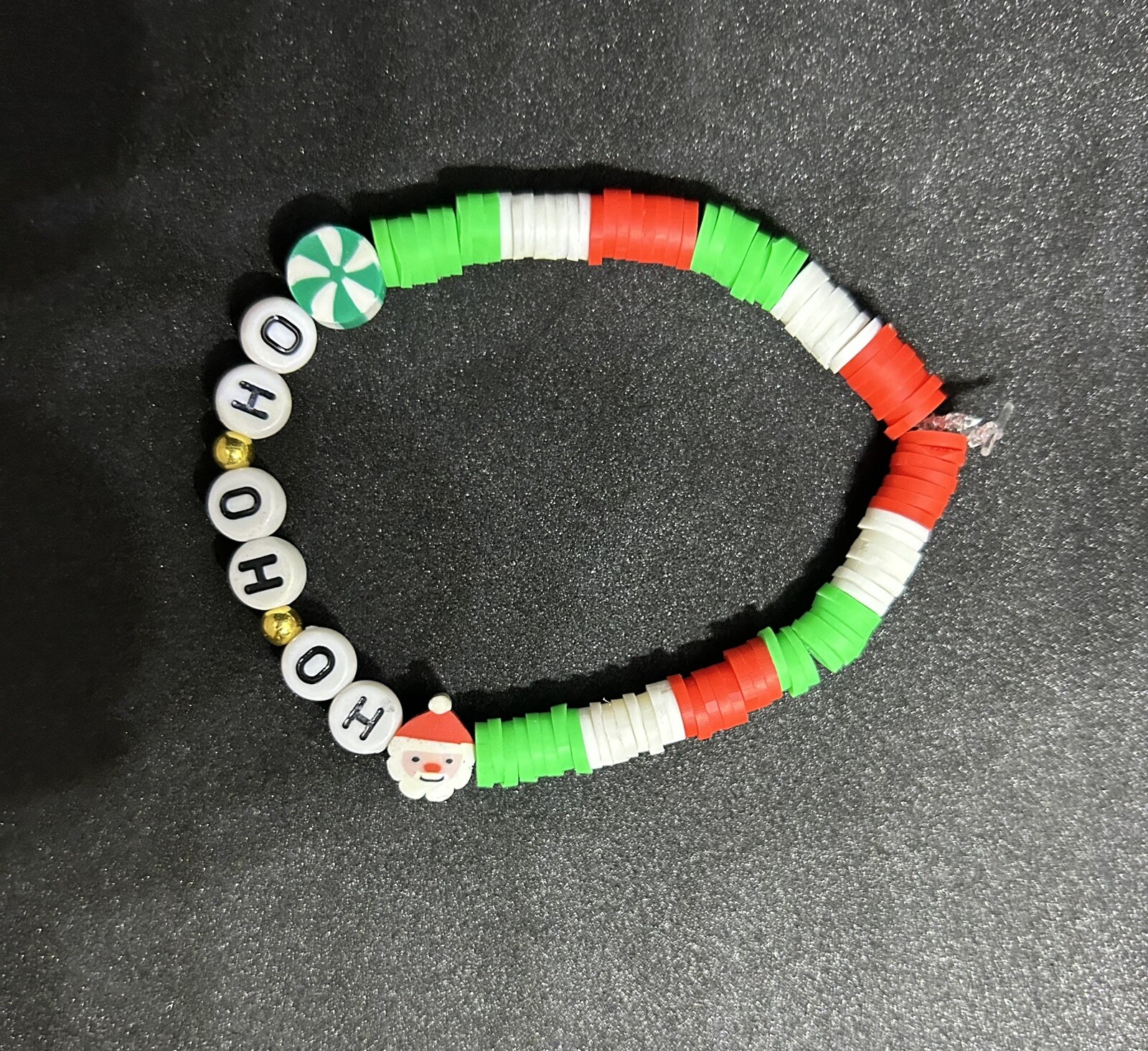 Ho Ho Ho (Christmas) Heishi Bracelet