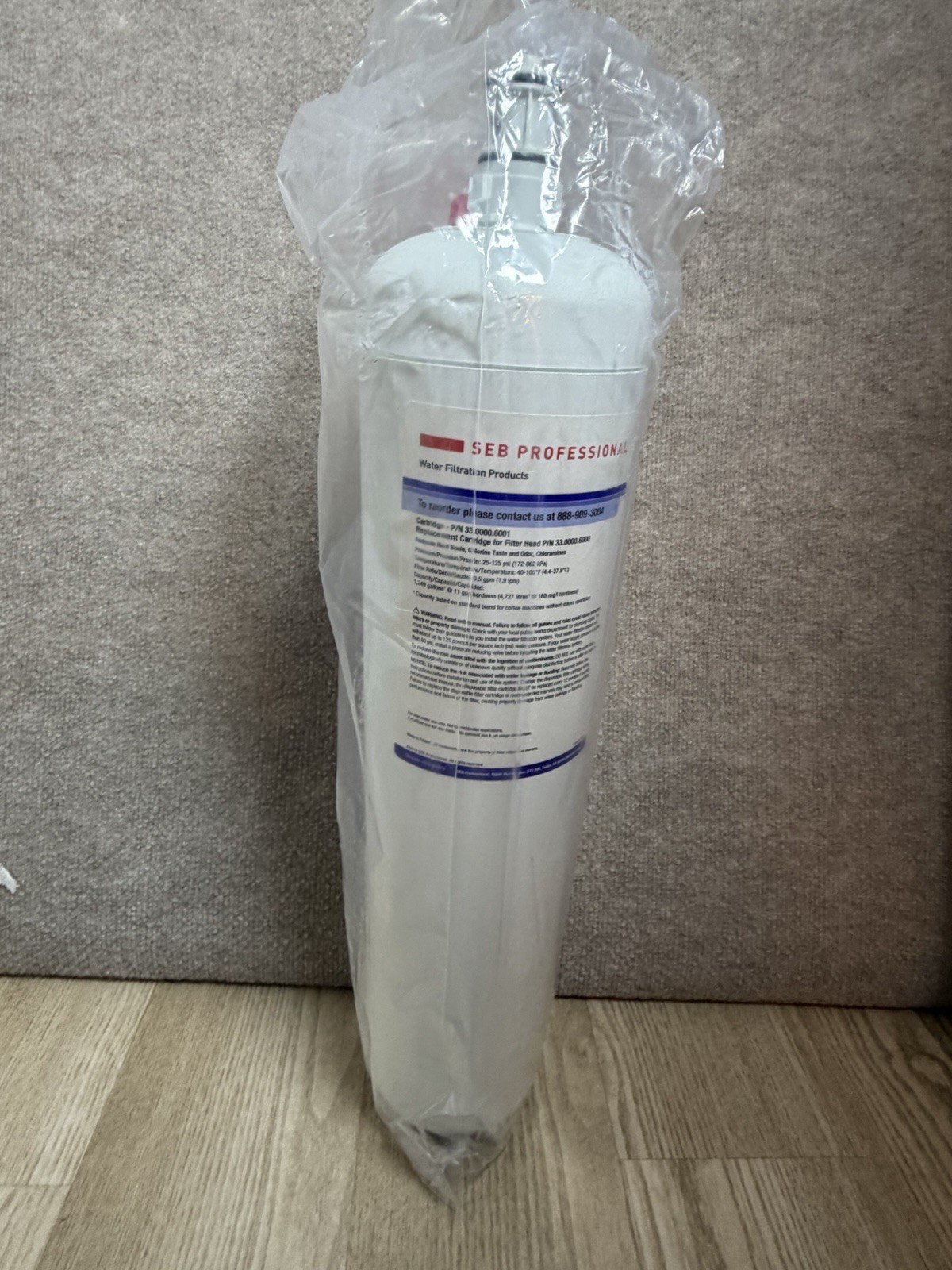 SEB PROFESIONAL Schaerer 33.0000.6001 Filter Cartridge New