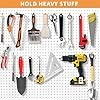 Metal Pegboard Hook 4" 25 Pack Silver