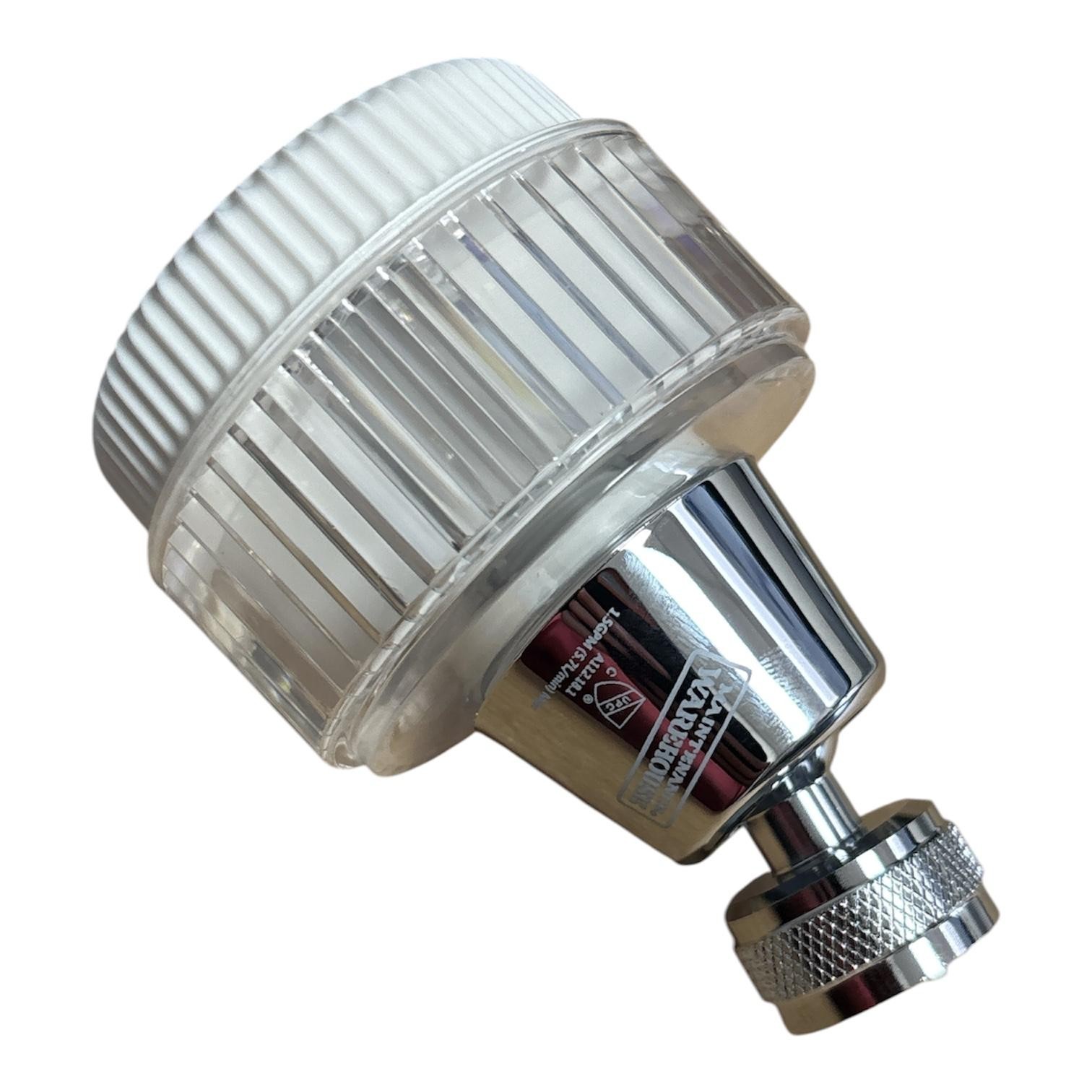 1-Spray 2.6 in. Single Wall Mount Low Flow Fixed Shower Head in Chrome