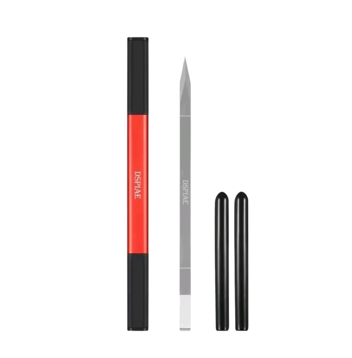 DSPIAE Knife Utility Blade Flat Push Bevel Scraper Model Making 3D DIY Aluminum