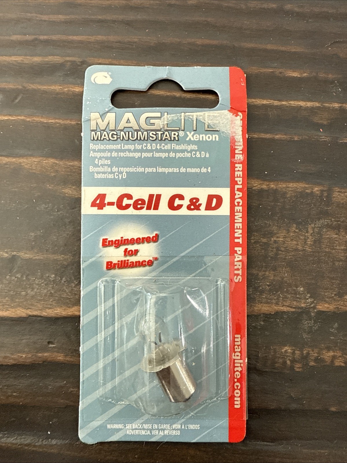 Maglite Replacement Lamp for 4-Cell C & D Flashlight, 1 pk 1 Count (Pack of 1)