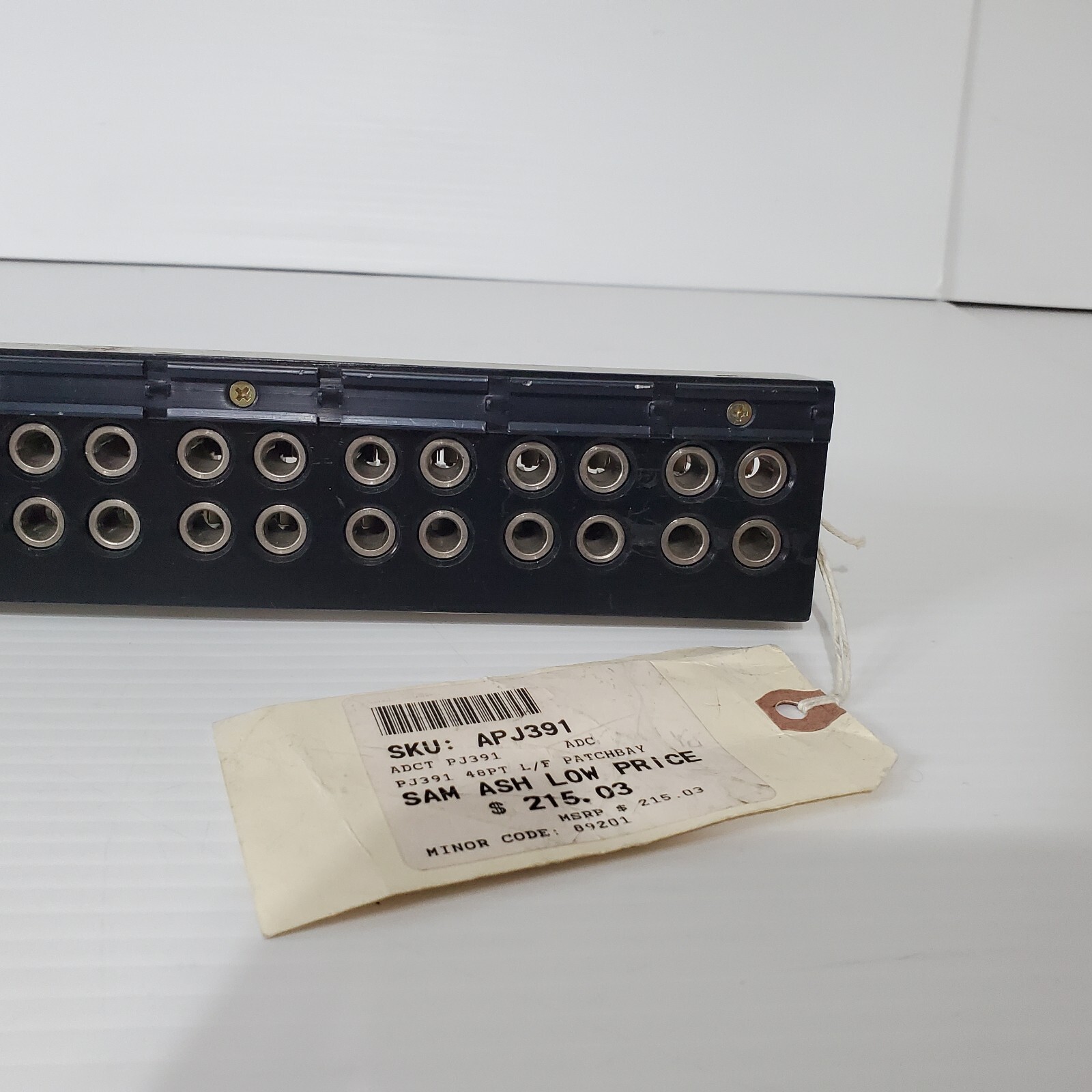 Switchcraft Patchbay Rack Mount Panel 48 Count PJ339 For Equipment Rack