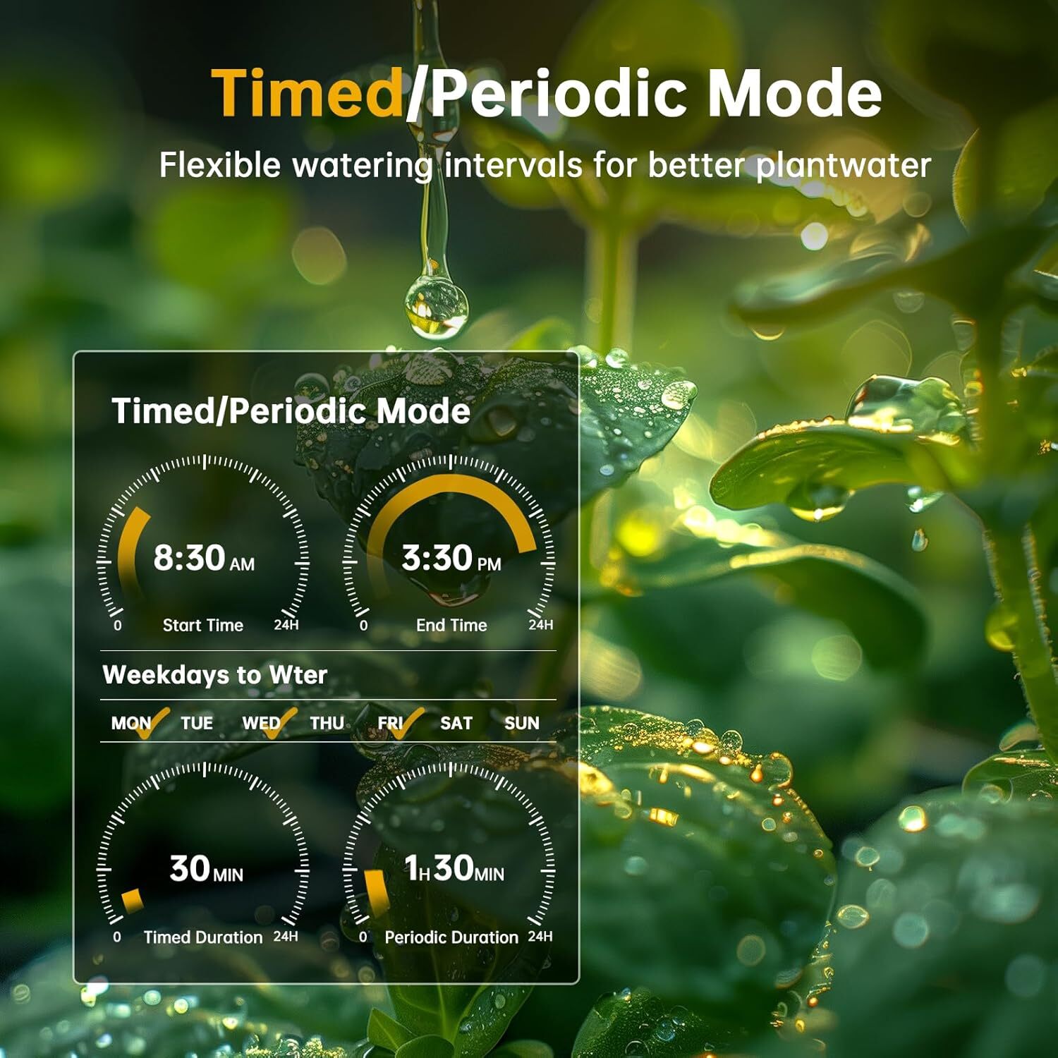 WiFi Smart Water Valve for Garden Irrigation System with Rain Delay Function
