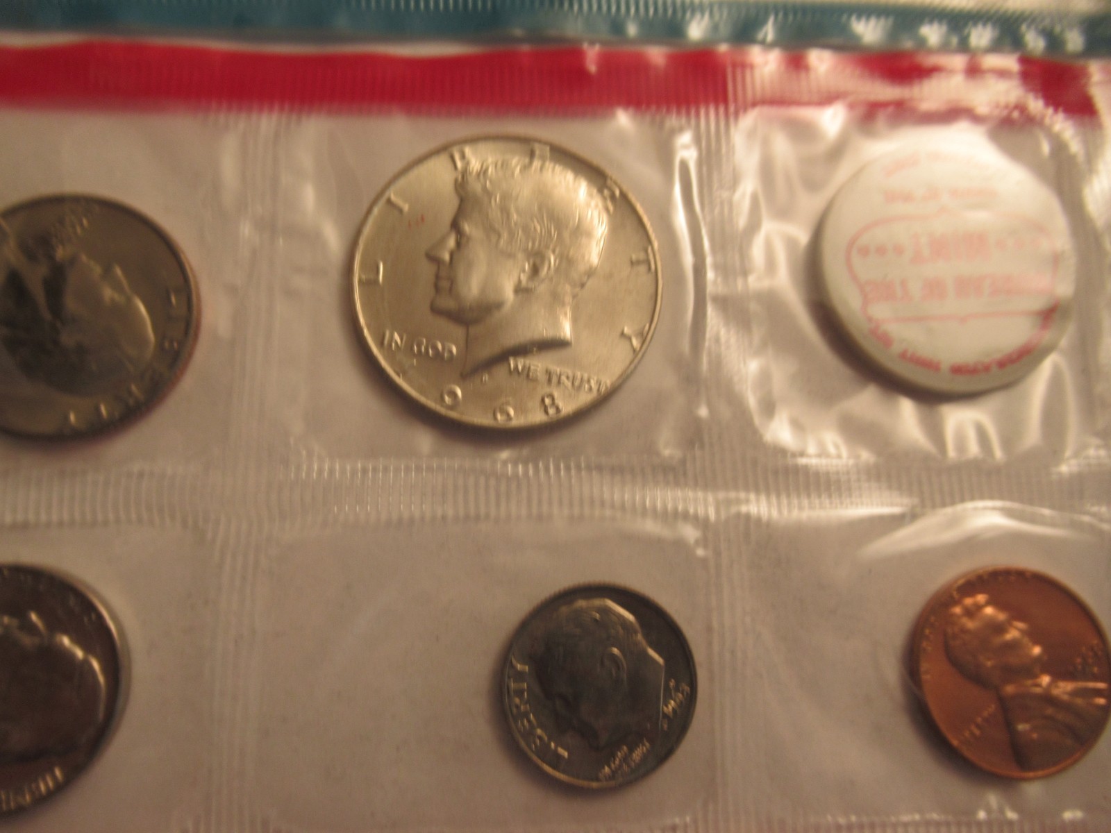 1968, 1969, 1970 US Mint UNC Sets, silver Kennedy's, US Mint Packaging