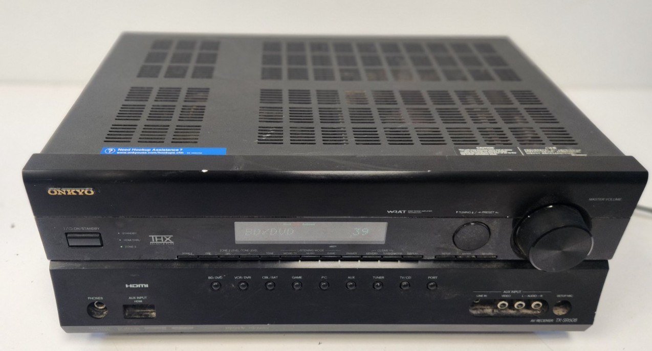 ONKYO TX-SR608 AV 7.2 Channel 700-Watt THX Certified Receiver - HDMI