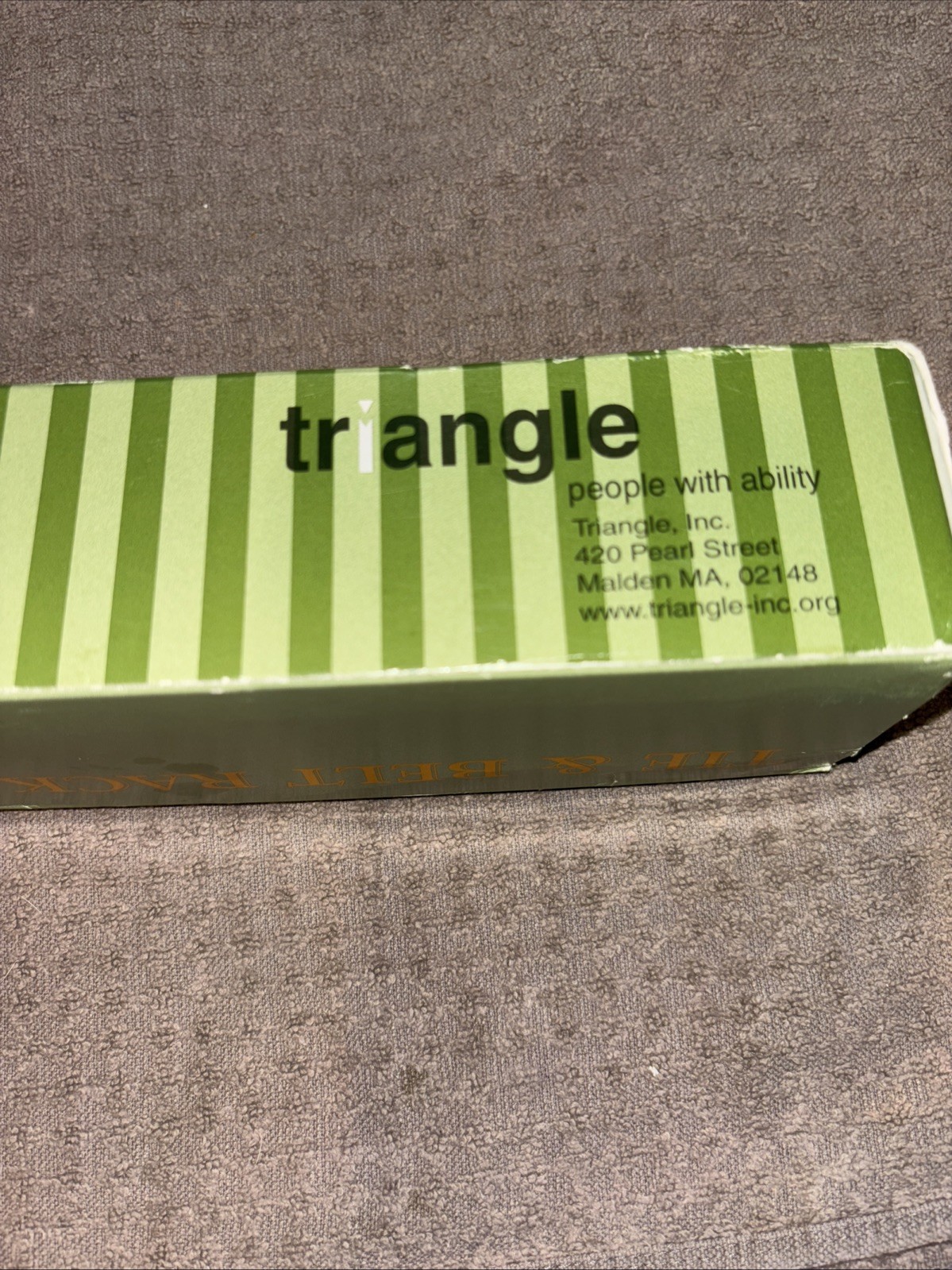 Triangle People With Ability-Tie&Belt Rack