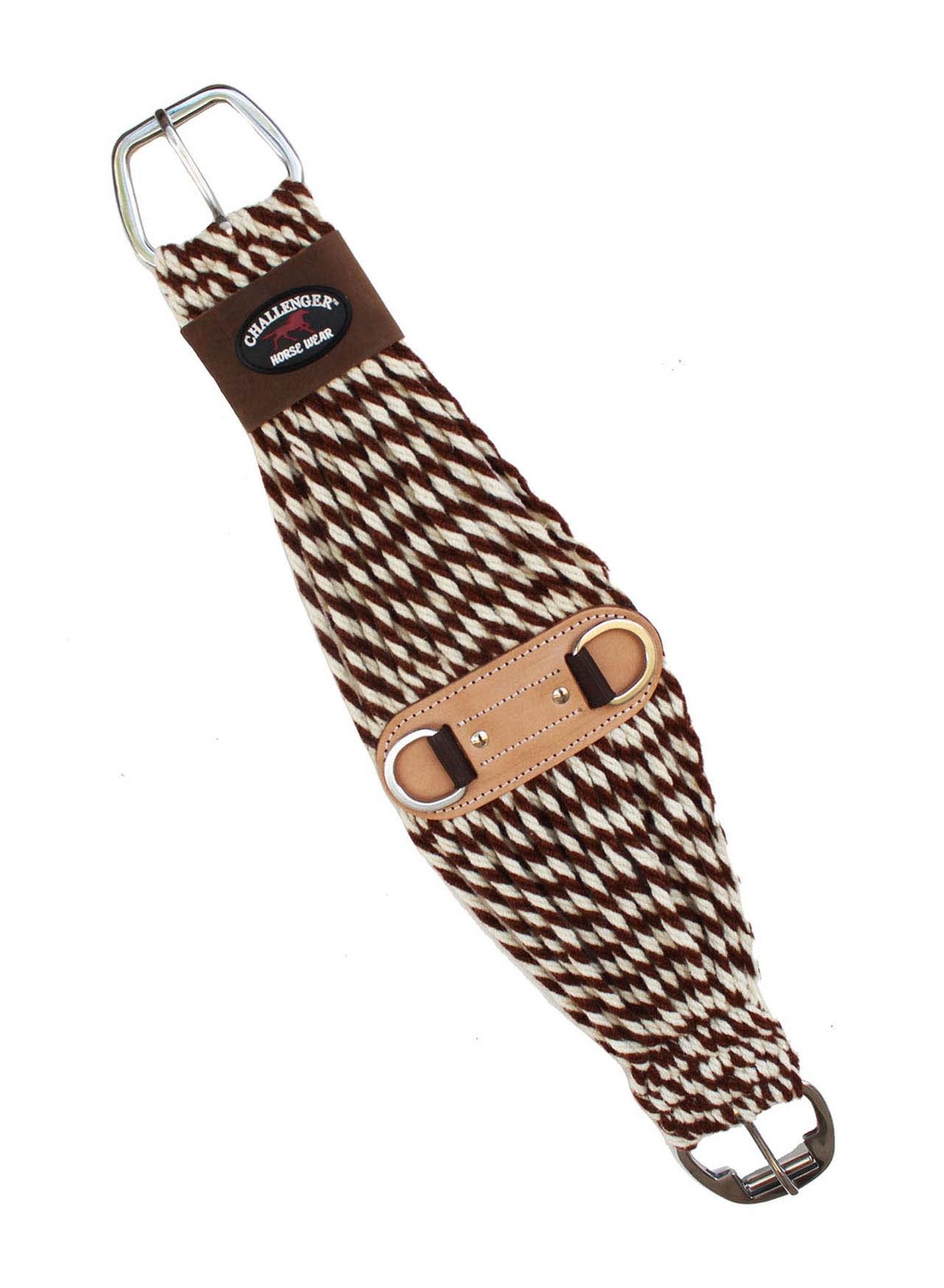 Horse Western 27 Strand Double Weave Two-Tone Mohair Blend Roper Cinch 97RT05