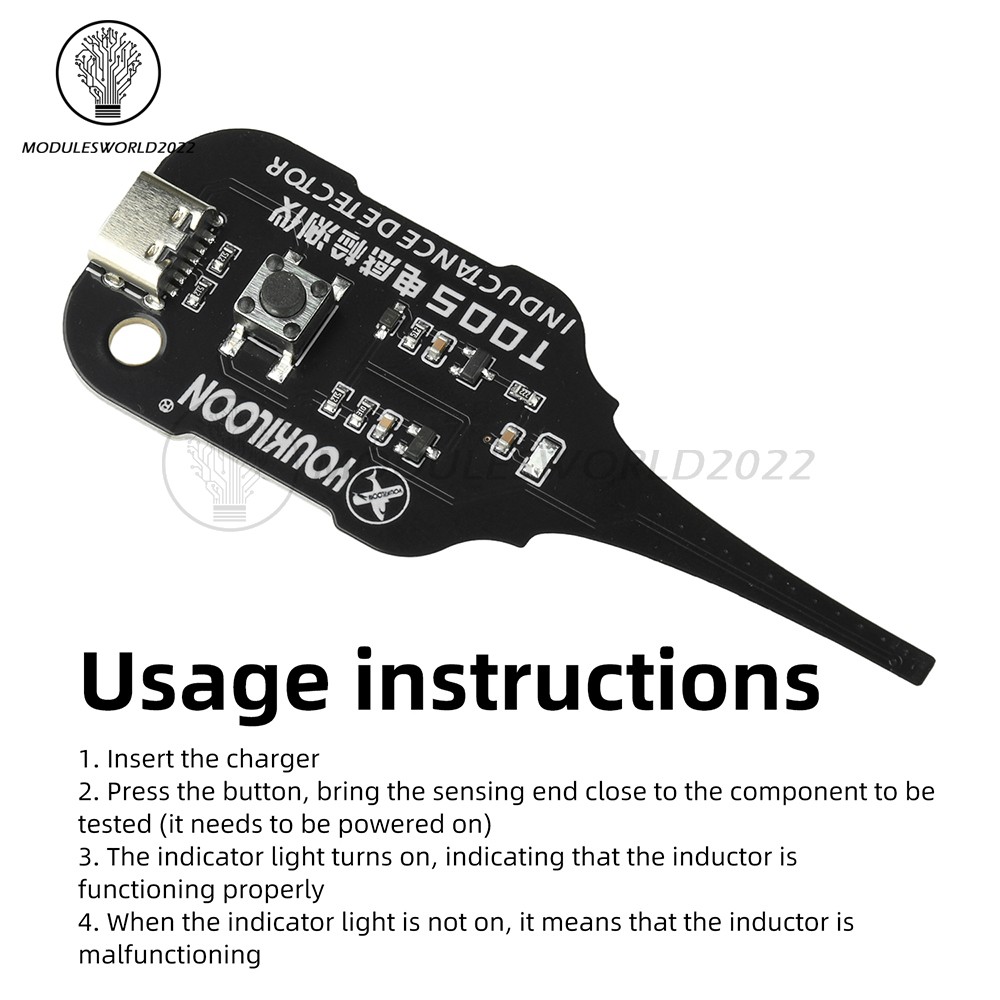 T005 Electromagnetic Induction Mainboard Tester Capacitance Inductance Detector