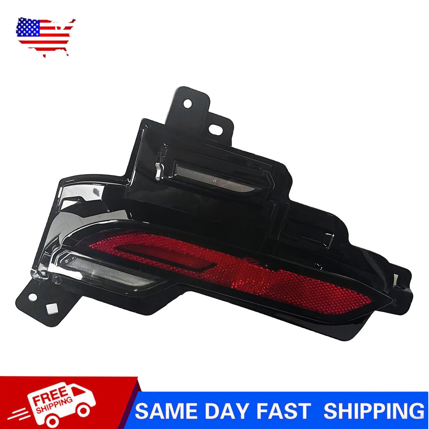 LH Rear LED Reflector Brake Lamp For Tesla Model Y 2025 Bumper Light Left Side