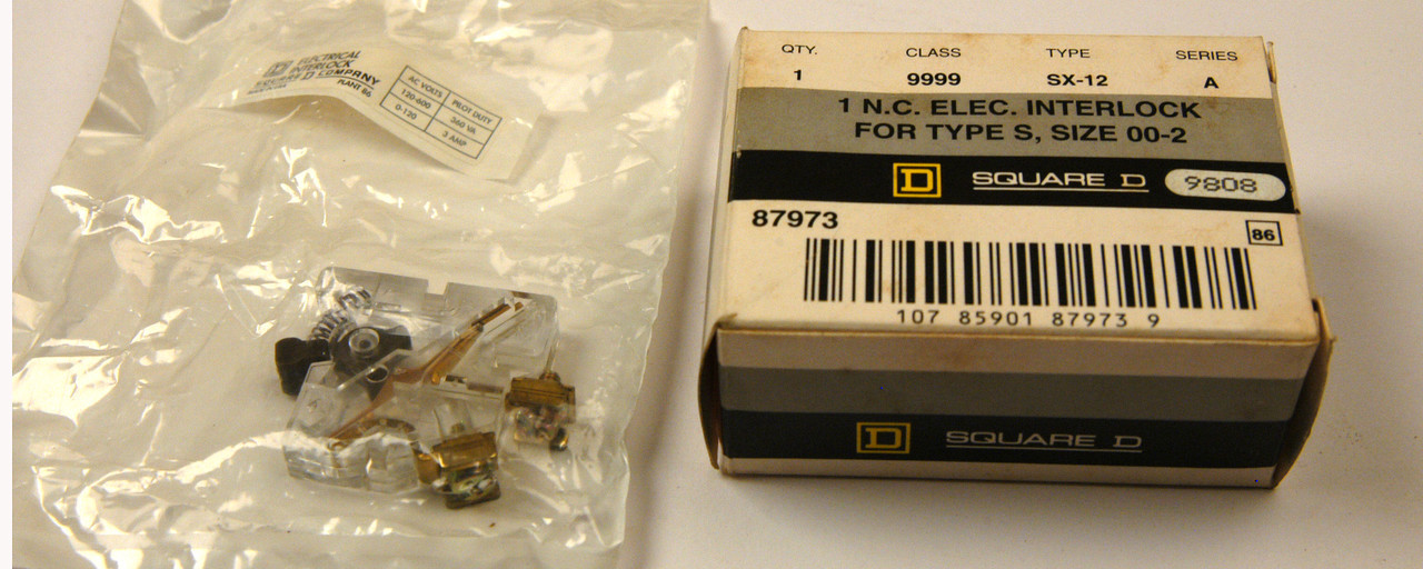 SQUARE D N.C. ELECTRIC INTERLOCK  (A-3-6-5-13)