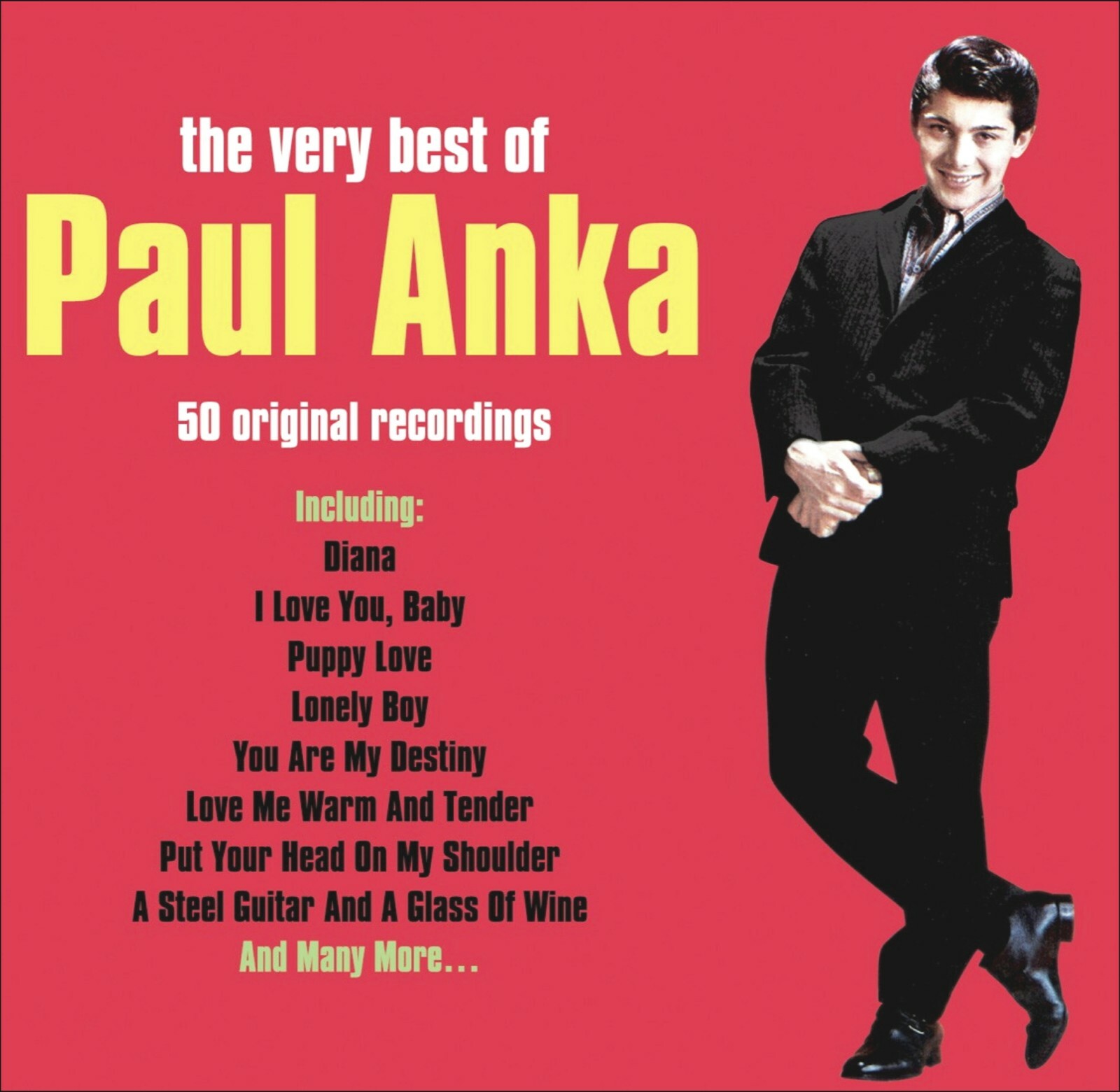 PAUL ANKA * 50 Greatest Hits * NEW 2-CD SET * All Original Recordings