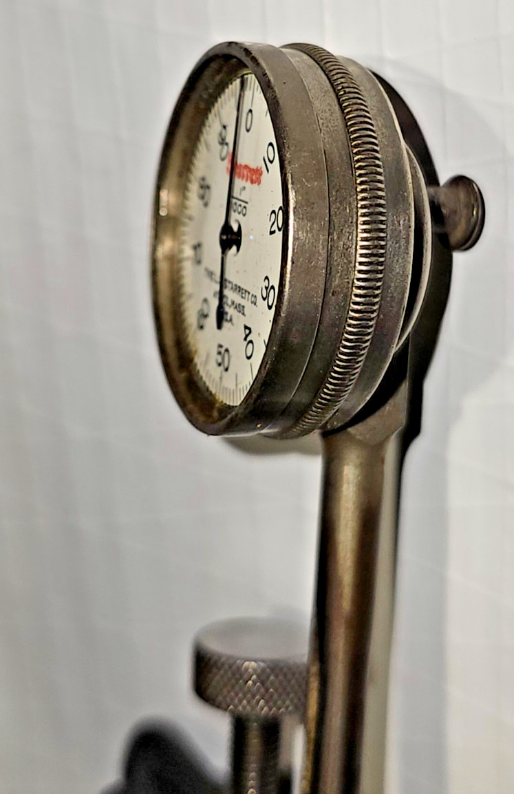 Vintage Starrett Dial Test Indicator Machinist Tool
