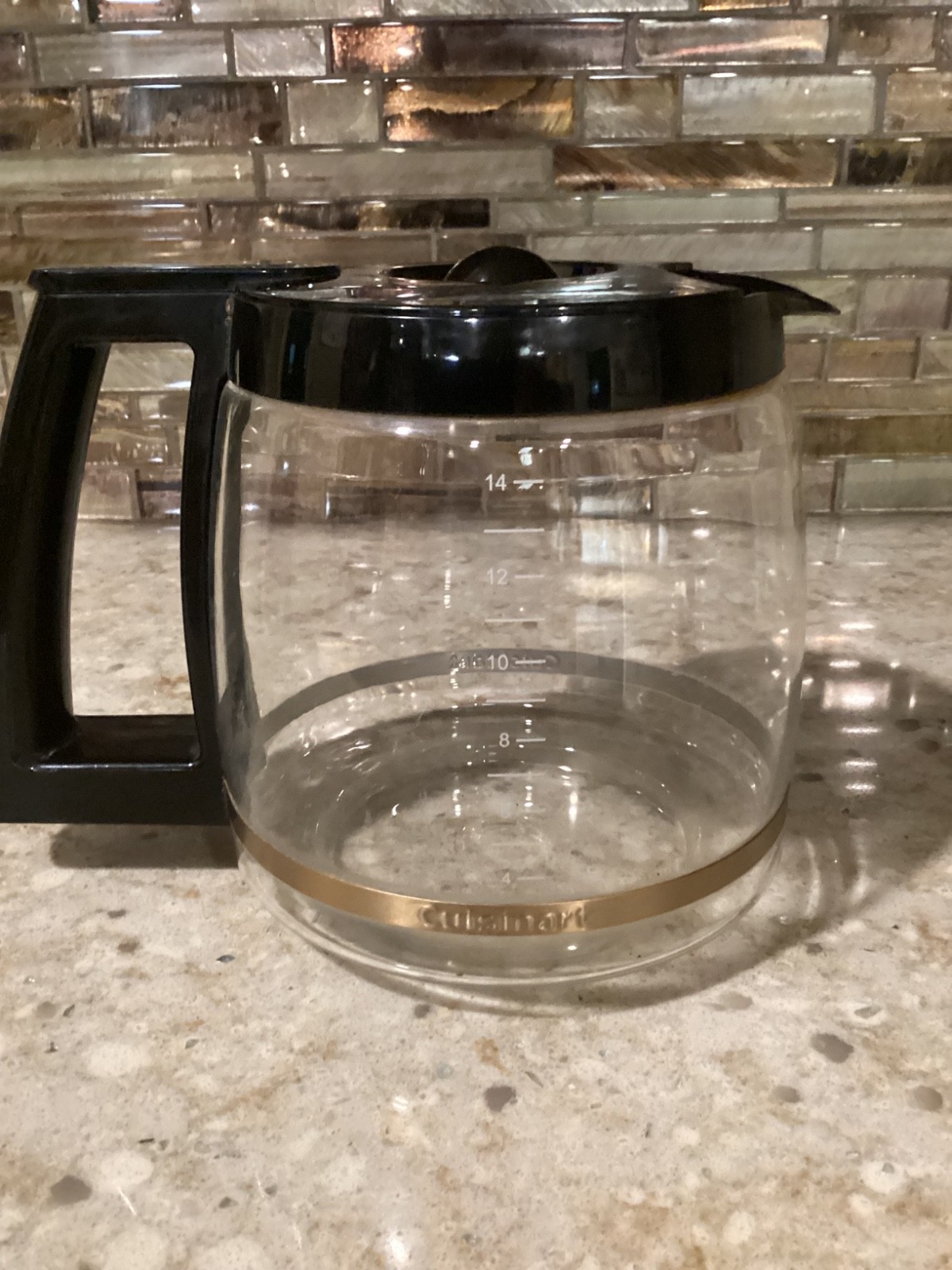 CUISINART CARAFE ~ 14-Cup Coffee Maker DCC-3200 COPPER OEM ~ Good Used Condition