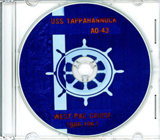 USS Tappahannock AO 43 Westpac CRUISE BOOK Log 1966 - 1967  CD