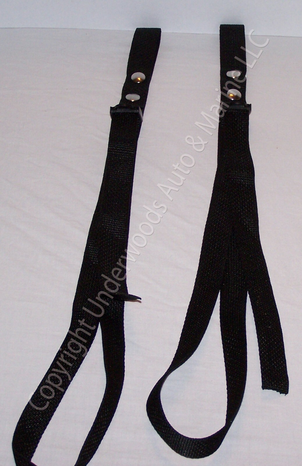 Black Straps Adjustable Boat Fender Bumper Pair New Docking Utility Made in USA