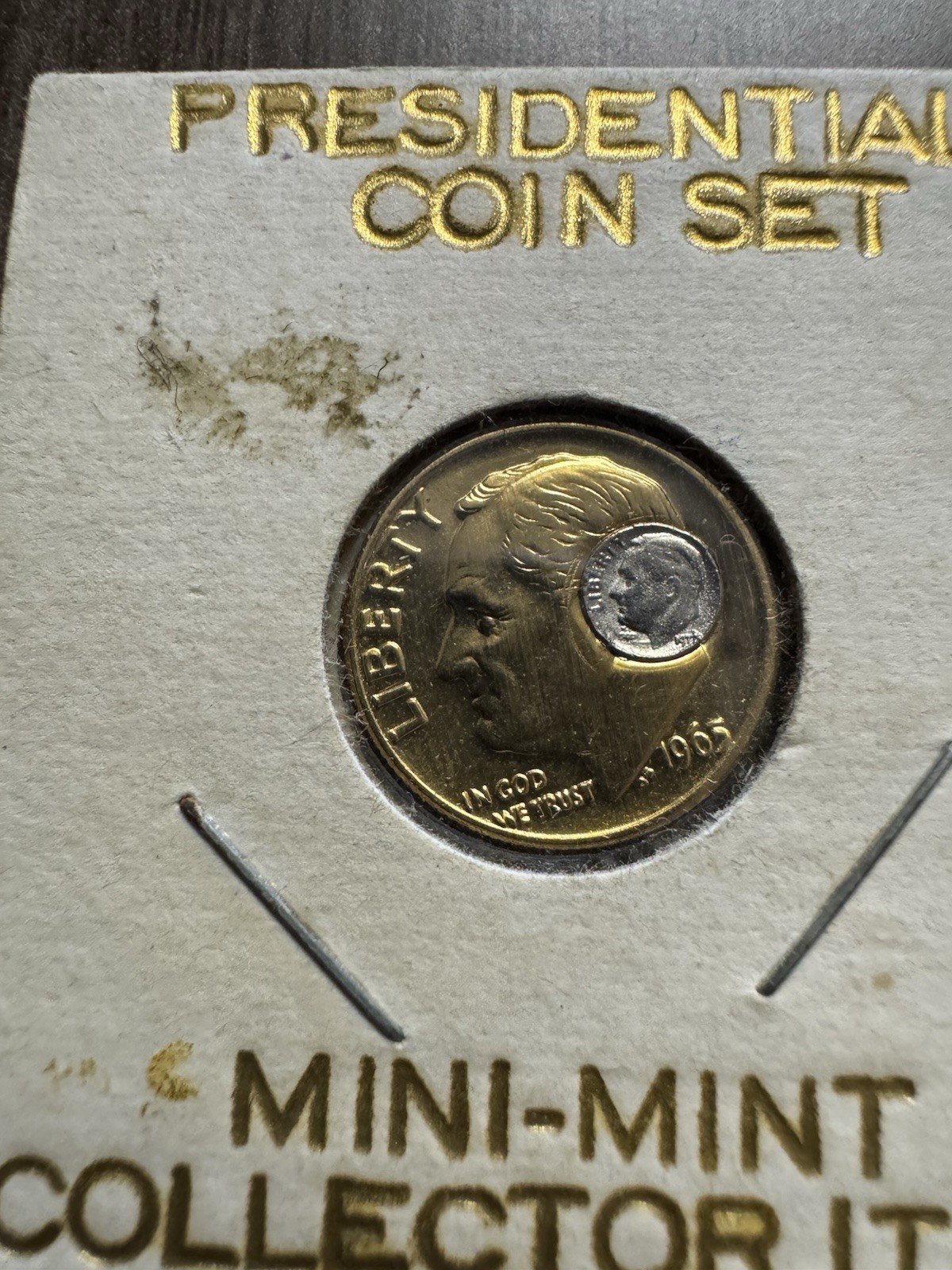 Mini Mint Presidential Collectors Coin - 1965 Roosevelt Dime