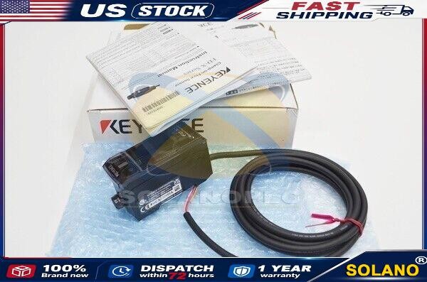 Keyence FD-XA1 Clamp-On Type Flow Sensor FD-X Series Controller Tested & Working