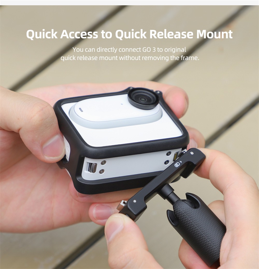 For Insta360 GO 3 Protective Frame Shock-proof Plastic Case Cover Accessoris