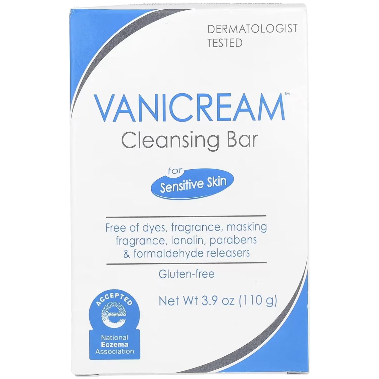 Vanicream Cleansing Bar, Fragrance Free, 3.9 Ounce Bar