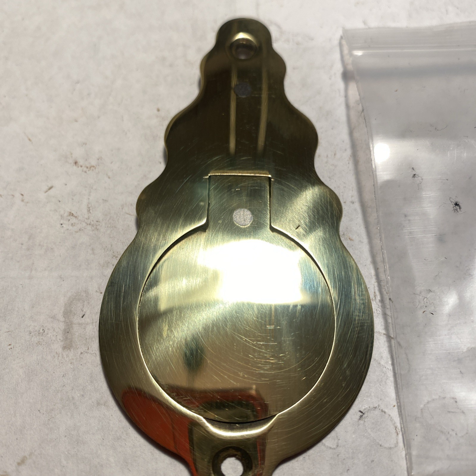 CVA Hawken Brass Patch Door W/ Screws .50 Cal Muzzleloader Black Powder Side