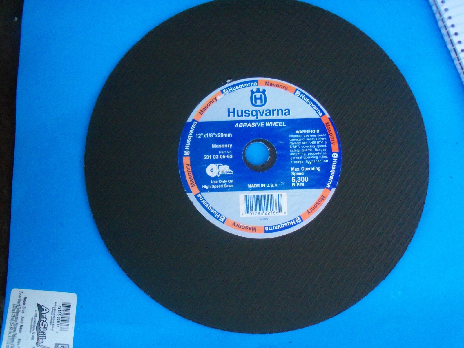 OEM Husqvarna 531030563 12" x 20MM Masonry Blades 10 Blades 10 PACK BT