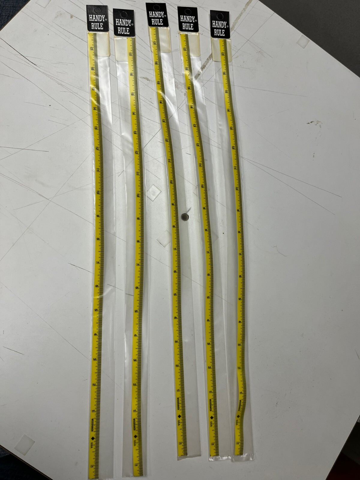 18" self stick ruler
