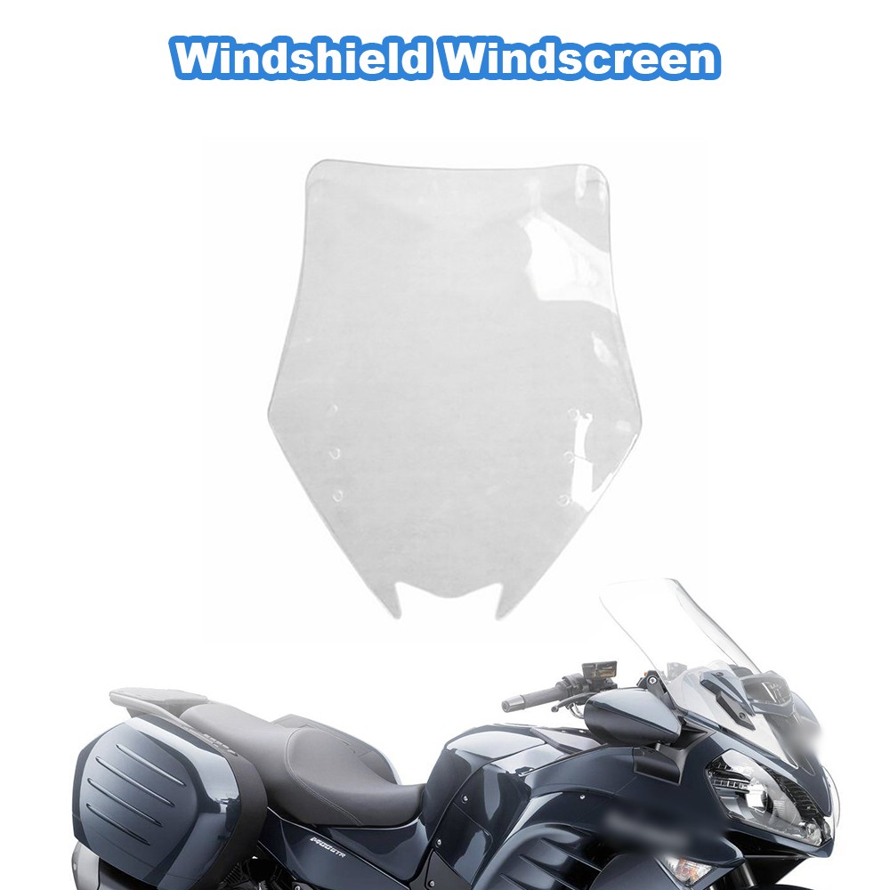 Windscreen Windshield Front Clear Fit For Kawasaki GTR1400 GTR 1400