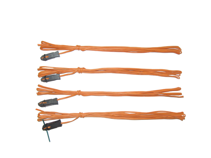 100pcs/lot Free shipping Yellowwire 1m Fireworks Firing system Safety Igniter